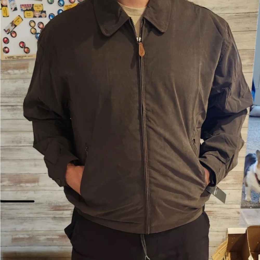 London Fog Men's Dark Brown Lightweight Jacket